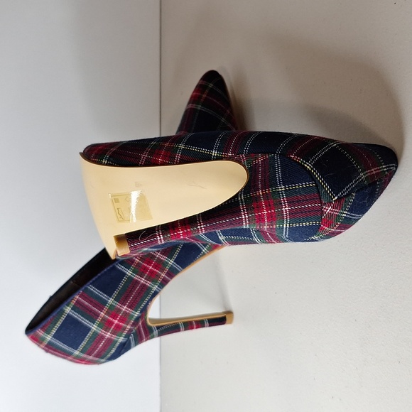 #ADM Attitude heels plaid sz 8m - Picture 6 of 10